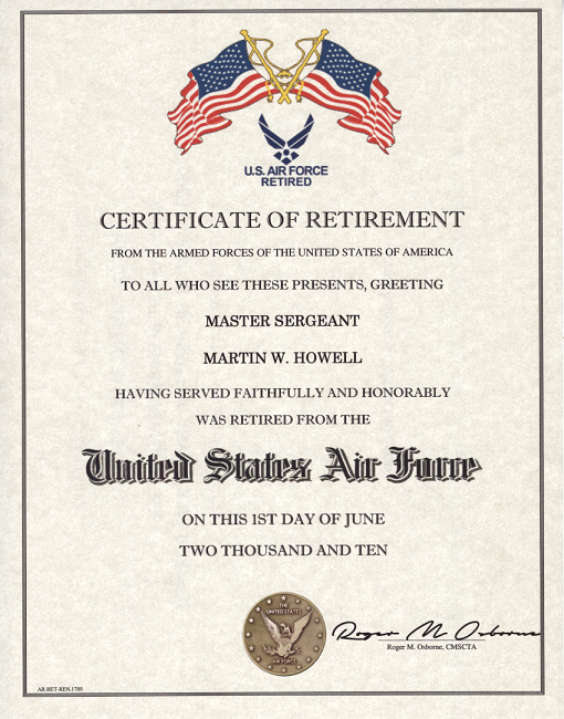 retirement-certificate-us-air-force